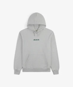 Light Grey Minimal Full-Zip Hoodie (HD-16)