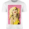 White Tee with Pop-Art Portrait Print (TS-17)