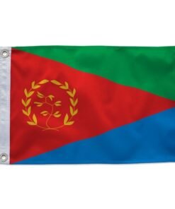 Hand-Stitched Eritrea Flag with Brass Grommets